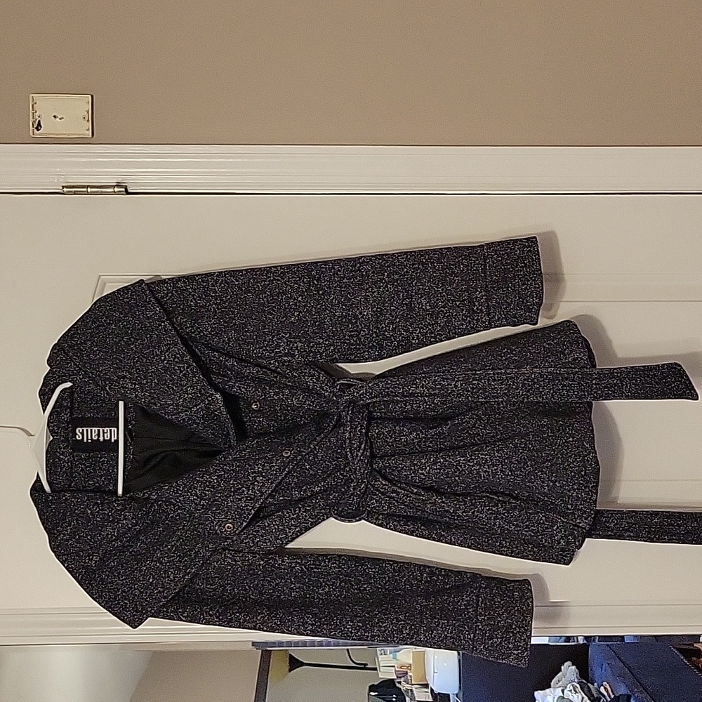 d.e.t.a.i.l.s Hooded with Belt Coat.